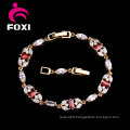 Wholesale Women Fashion CZ Gemstone New Gold Bracelet Designs